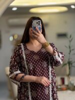 جلابی اماراتی نگینی - تصویر 3