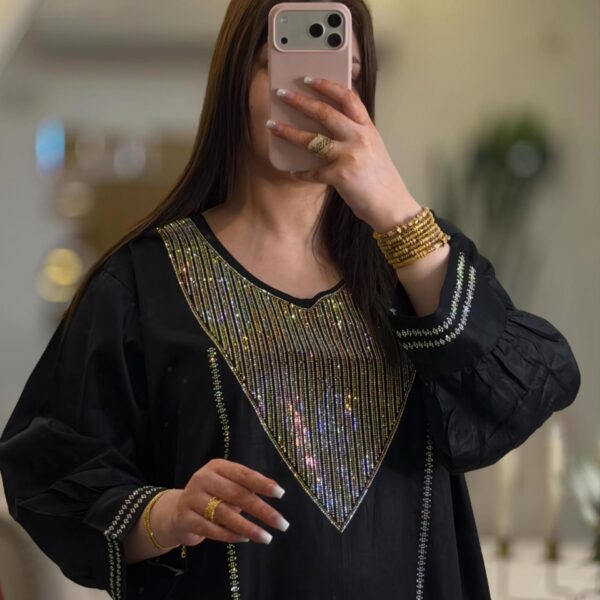 جلابی اماراتی نگینی