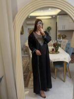 جلابی اماراتی نگینی - تصویر 2