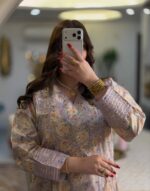 جلابی اماراتی نگینی - تصویر 4