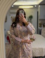 جلابی اماراتی نگینی - تصویر 3