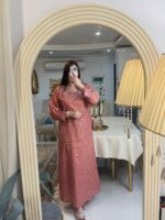 جلابی اماراتی نگینی - تصویر 6