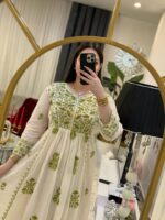 لباس هندی گلدوزی - تصویر 6