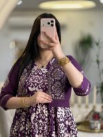پیراهن مدل بنفشه